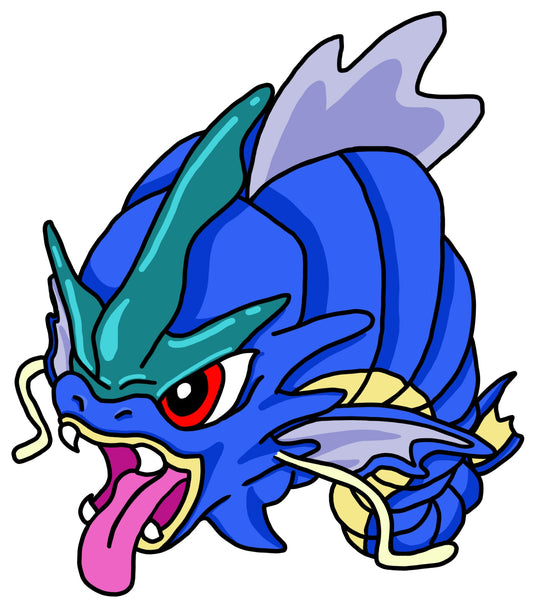Blue Dragon Sticker
