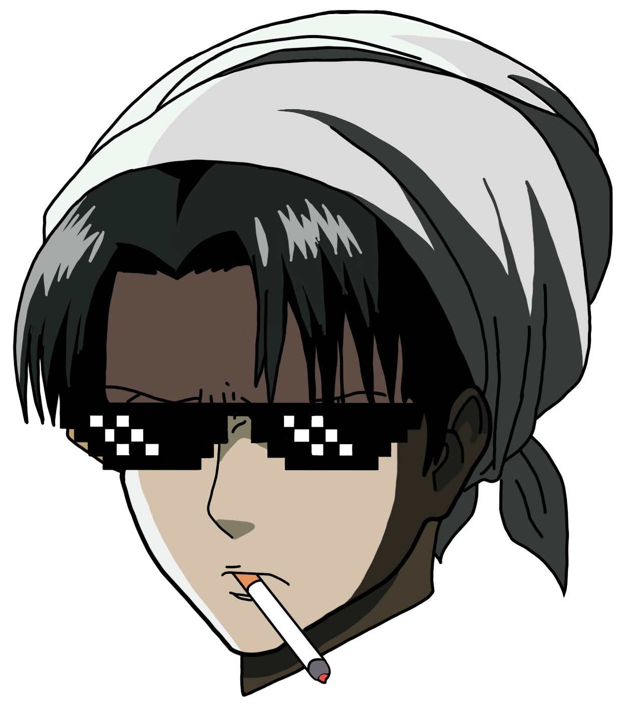Anime Boy Sticker
