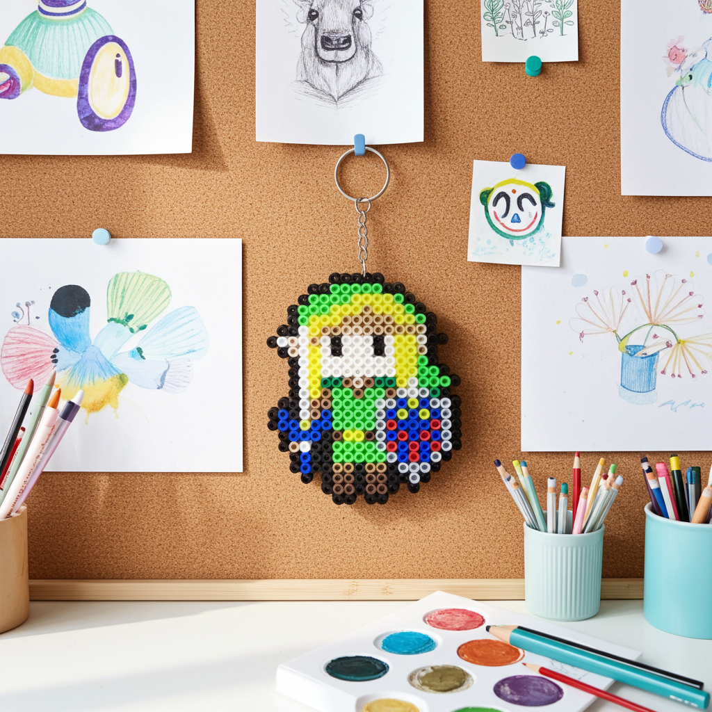 Green Hero Keychain