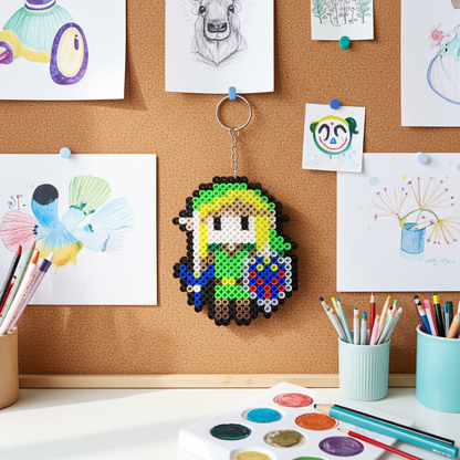 Green Hero Keychain