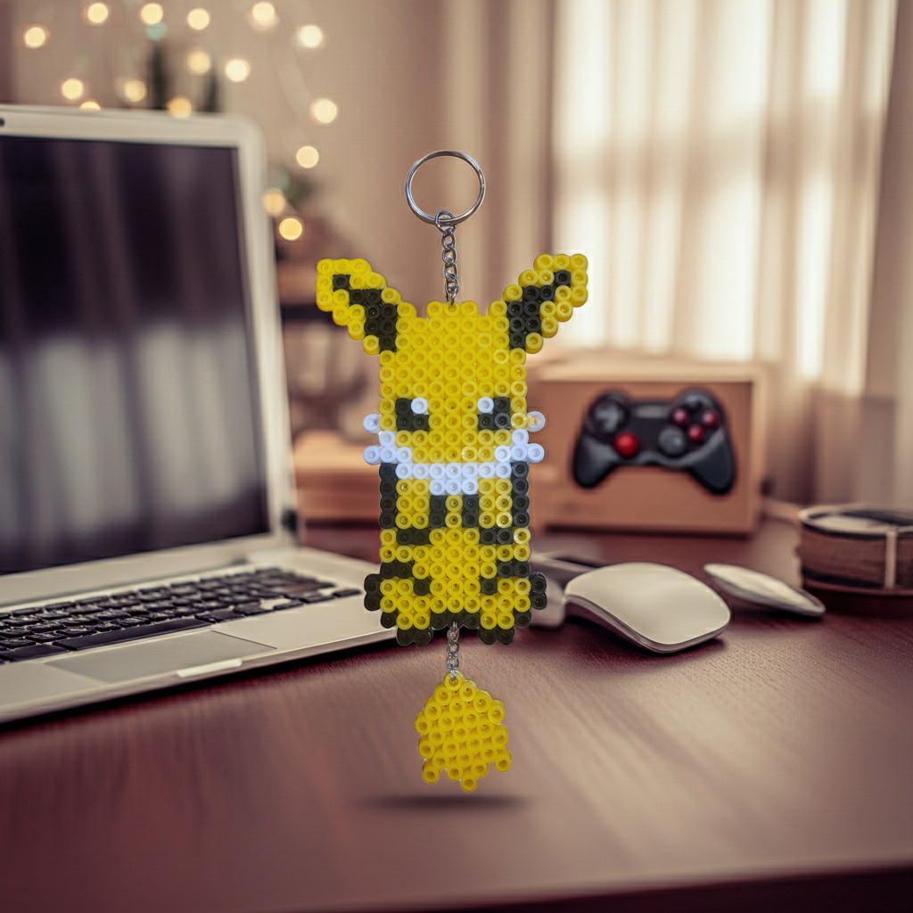 Yellow Fox Keychain
