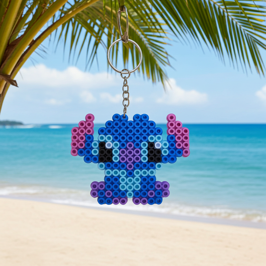 Blue Alien Keychain