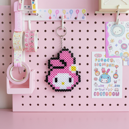 Strawberry Bunny Keychain