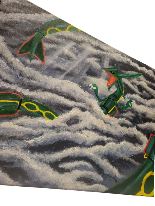"Rayquaza" Acrylic Painting