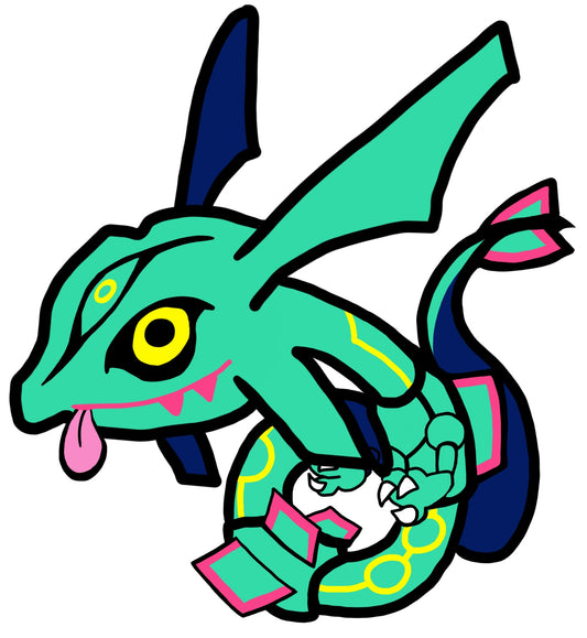 Green Dragon Sticker
