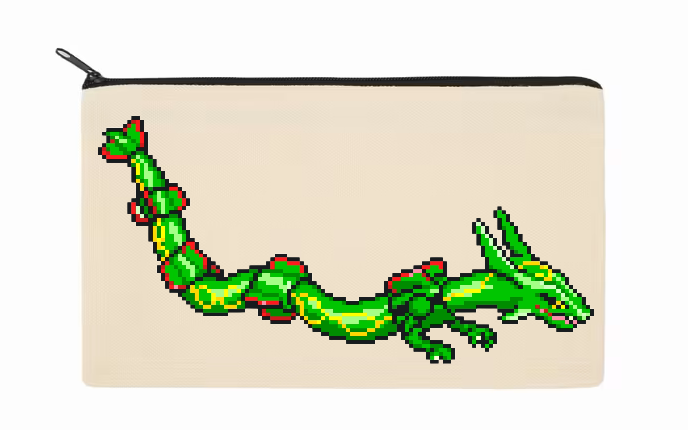 Green Dragon Zipper Pouch