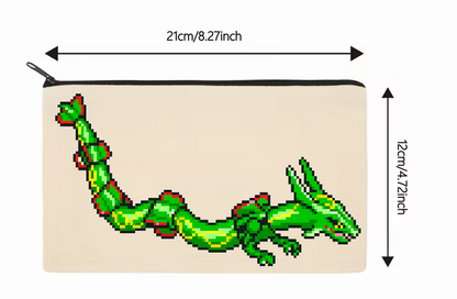 Green Dragon Zipper Pouch