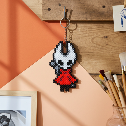 Red Cape Hero Keychain