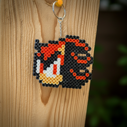 Black Hedgehog Keychain