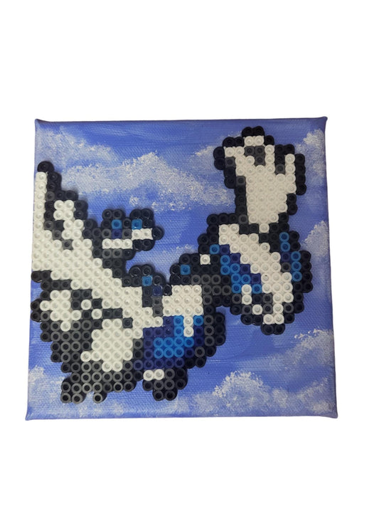 "Guardian of the Seas" Lugia Perler on Canvas