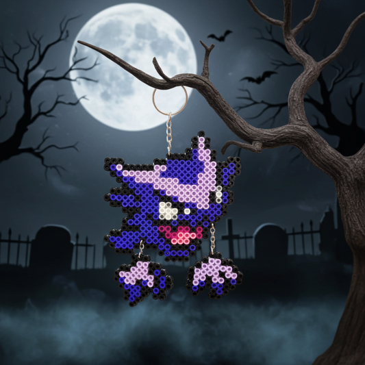 Purple Ghost Keychain (L)