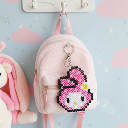 Strawberry Bunny Keychain
