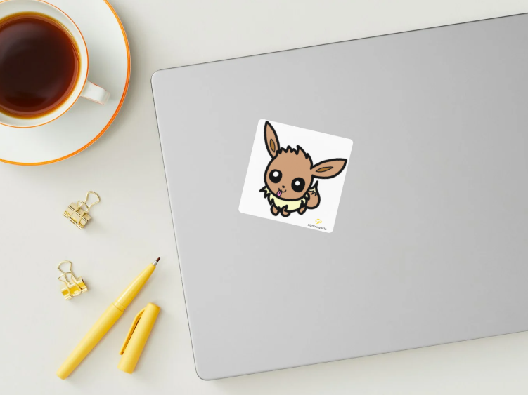 Brown Fox Sticker