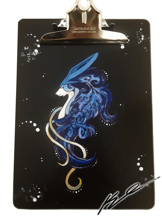 "Grace in Motion" Suicune Clipboard Art