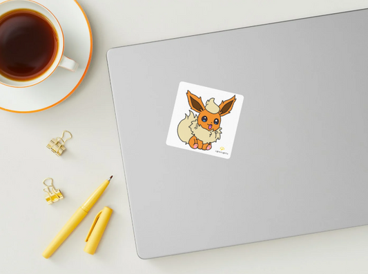 Fire Fox Sticker
