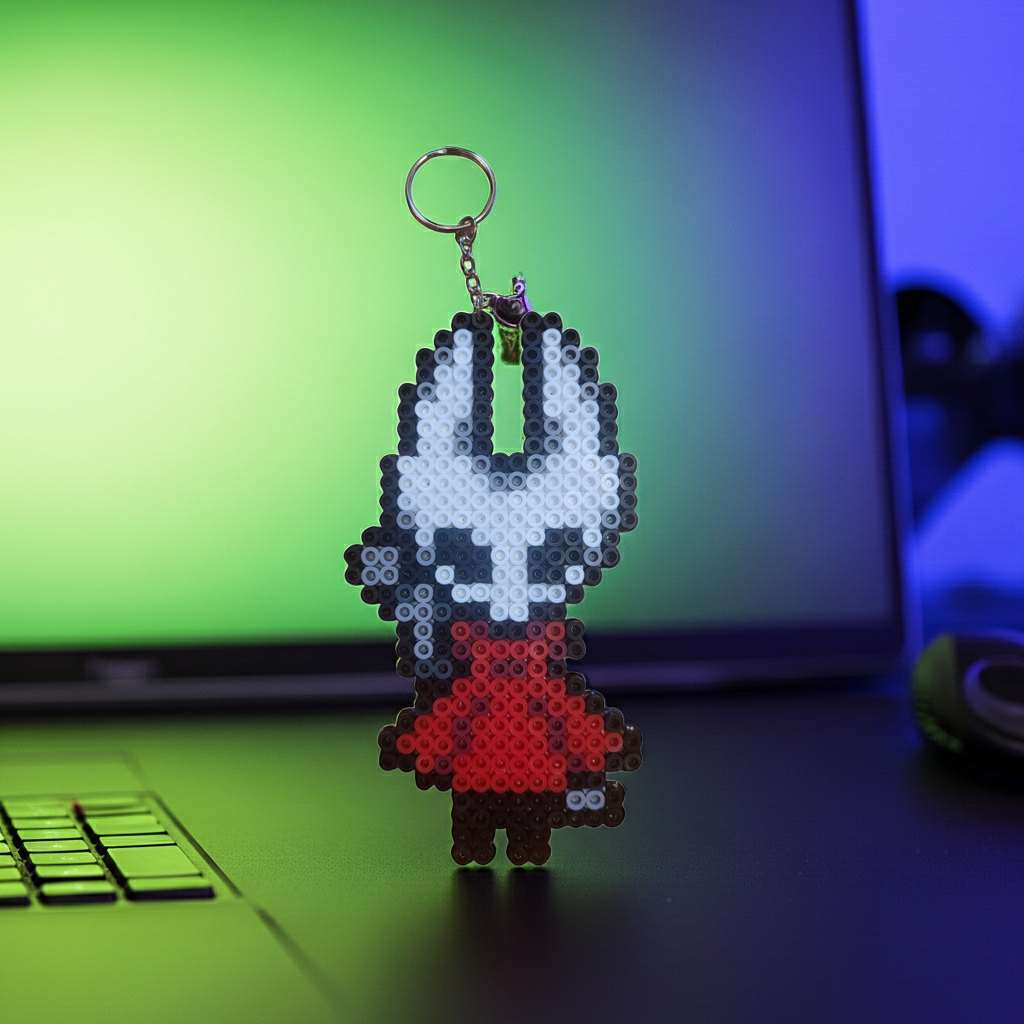 Red Cape Hero Keychain