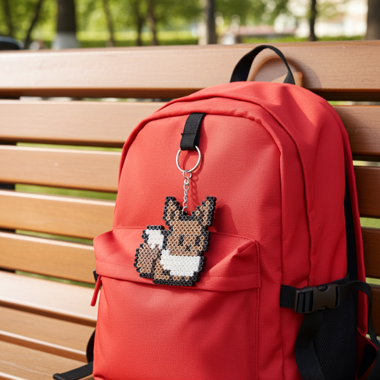 Brown Fox Keychain