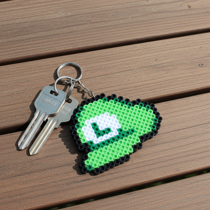 Green Hat Keychain