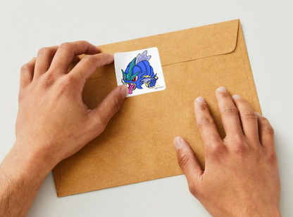 Blue Dragon Sticker