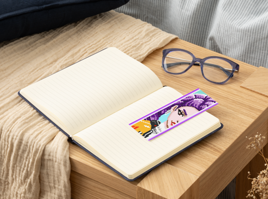 Pixel Purple Idol Bookmark