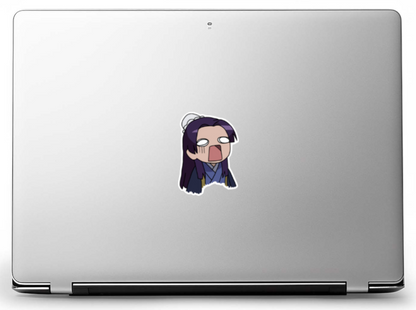 Purple Hair Boy Sticker