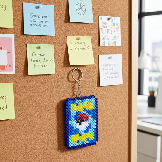 Blue Card Keychain