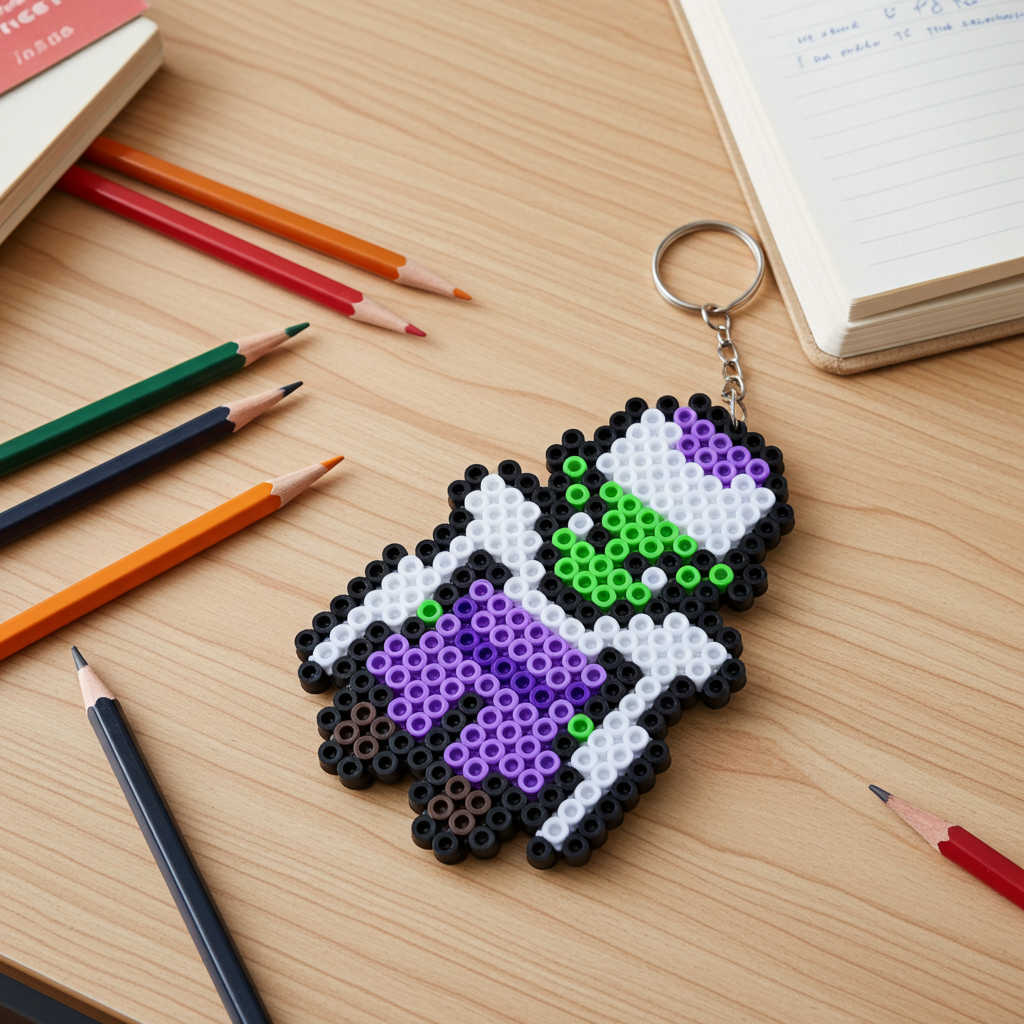 Green Warrior Keychain