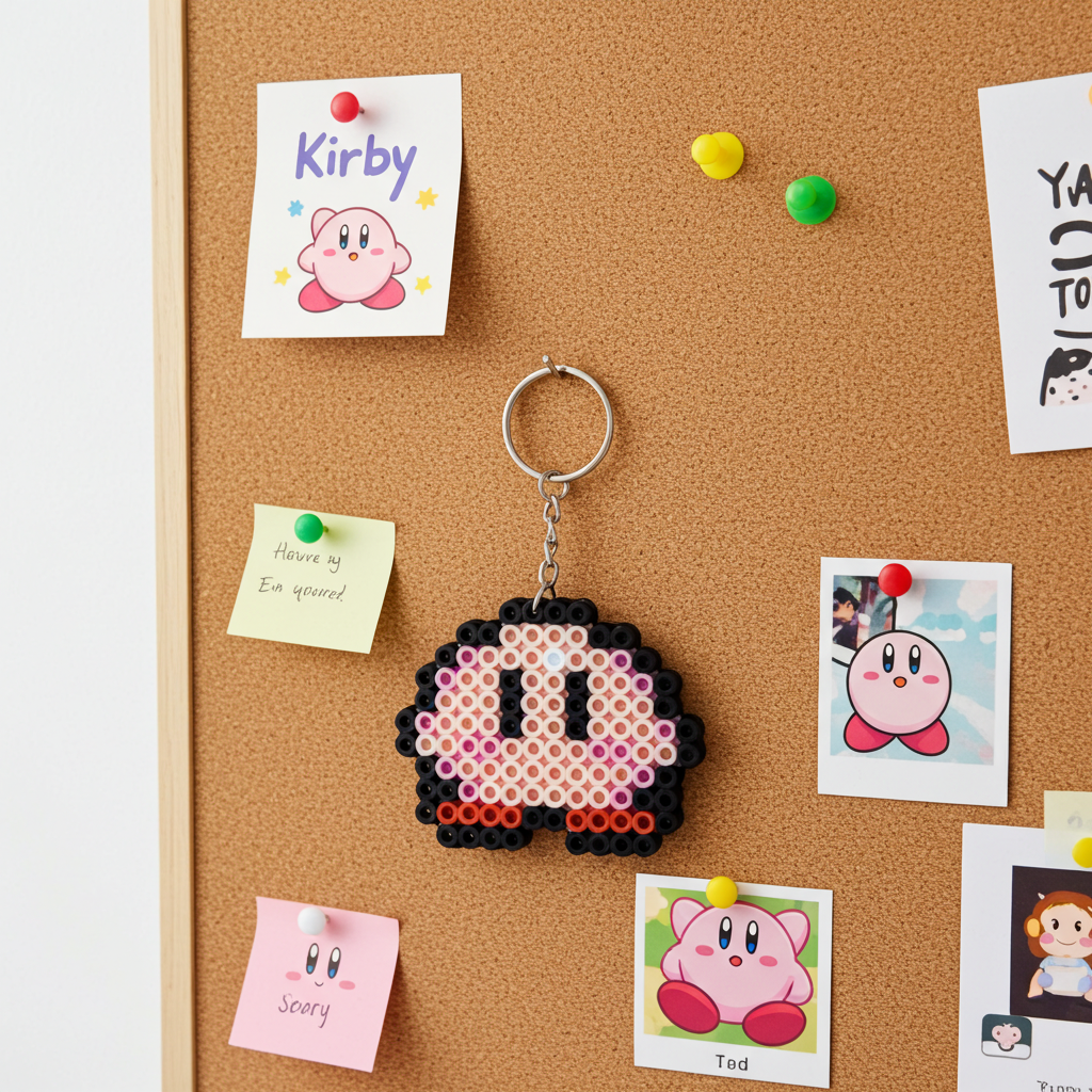 Pink Hero Keychain