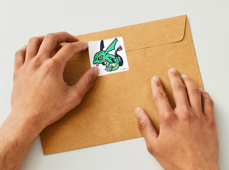 Green Dragon Sticker