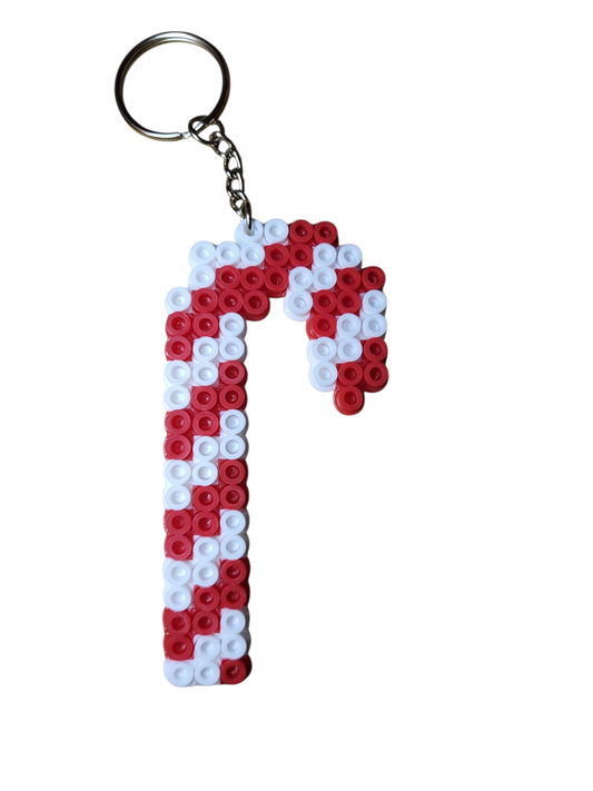 Candy Cane Keychain