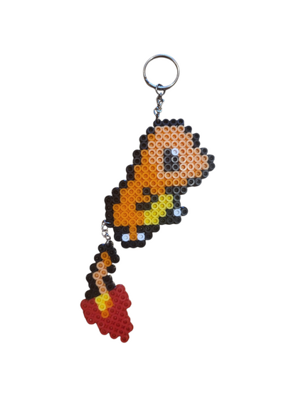 Fire Lizard Keychain (L)