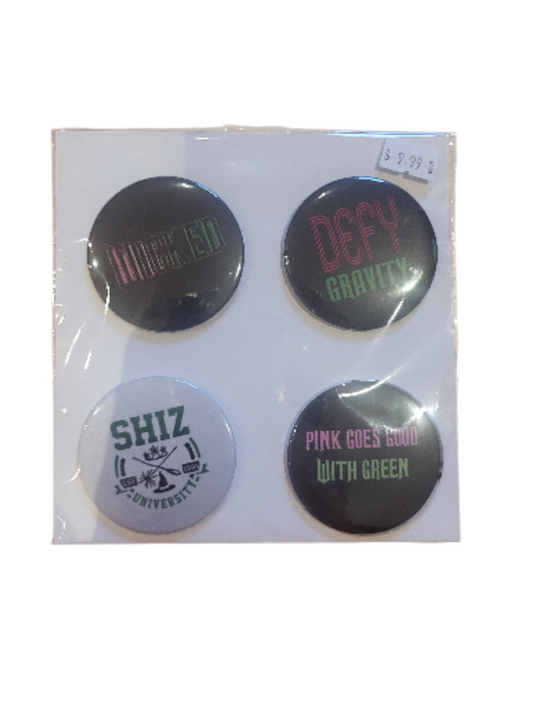 Wicked Button Gift Set (4-Pack)