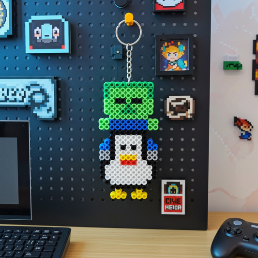 Chicken Rider Keychain