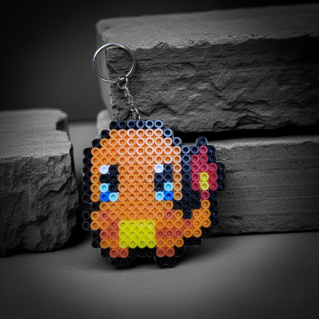 Fire Lizard Keychain