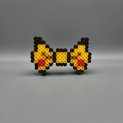 Yellow Bow Hair Clip